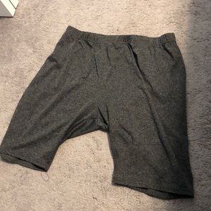 Grey Biker Shorts